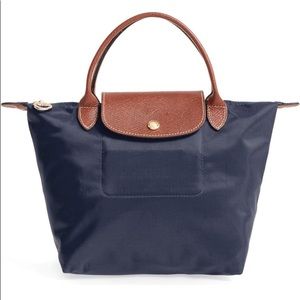 Navy Longchamp Bag